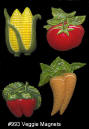 993 Veggie Magnets
