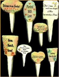 RiverView Mold #1053 Garden Stake Markers